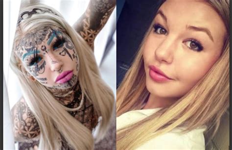 amber luke blind|Tattoo and body mod addict Amber Luke went blind but wont stop